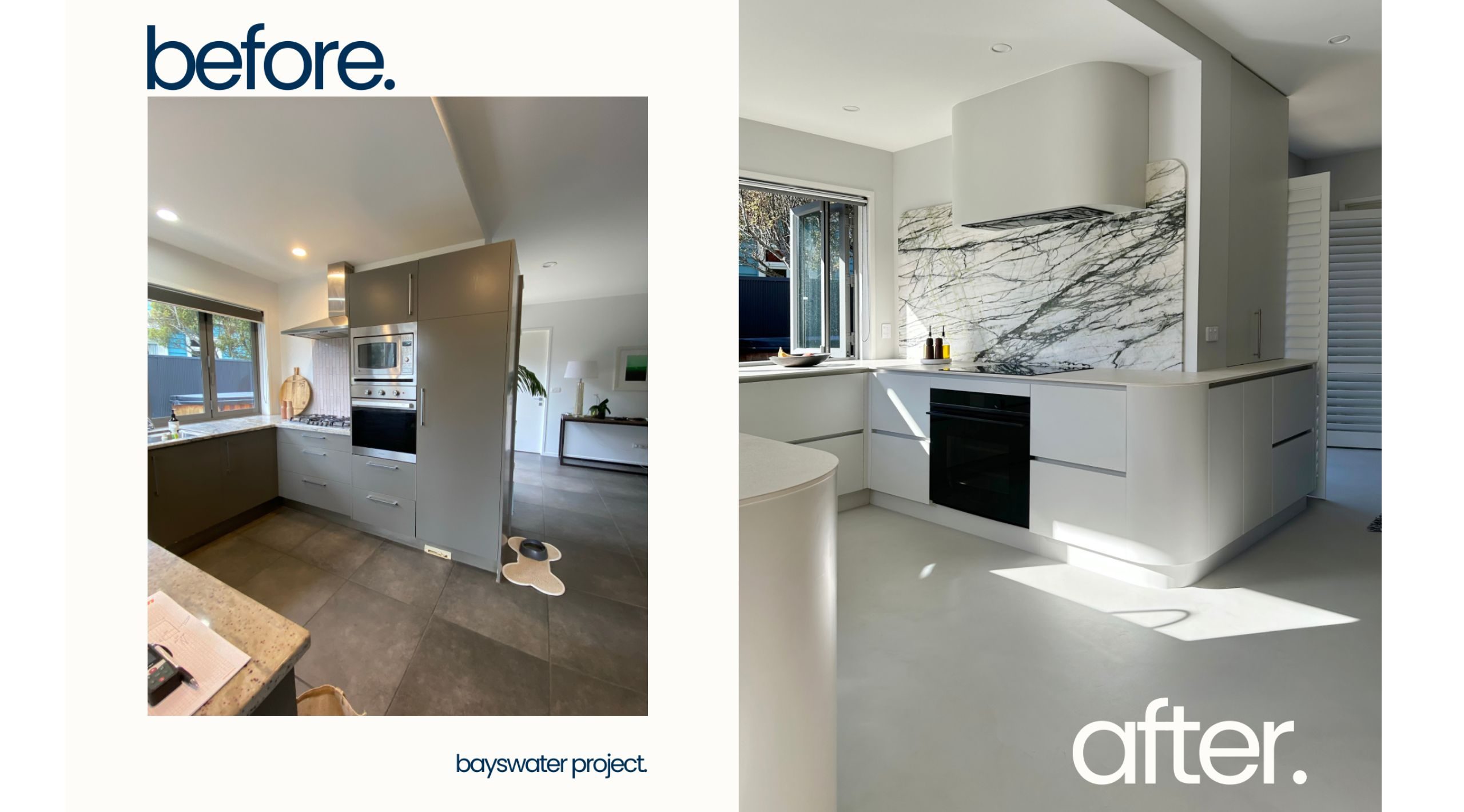 Bayswater Auckland Kitchen Renovation Before And After